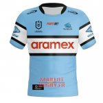 Maillot Cronulla Sutherland Sharks Rugby 2024 Domicile Maillot Cronulla Sutherland Sharks Rugby 2024 Domicile