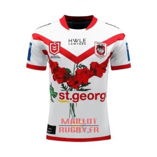 Maillot St. George Illawarra Dragons Rugby 2024 ANZAC