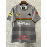 Maillot Penrith Panthers Rugby 2025 Entrainement Gris Maillot Penrith Panthers Rugby 2025 Entrainement Gris