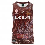 Debardeur Brisbane Broncos Rugby 2024 Indigene Debardeur Brisbane Broncos Rugby 2024 Indigene