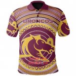Maillot Polo Brisbane Broncos Rugby 2021 Indigene Maillot Polo Brisbane Broncos Rugby 2021 Indigene