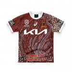 Maillot Enfant Brisbane Broncos Rugby 2024 Indigene Maillot Enfant Brisbane Broncos Rugby 2024 Indigene